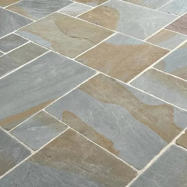 Indian York sandstone paving