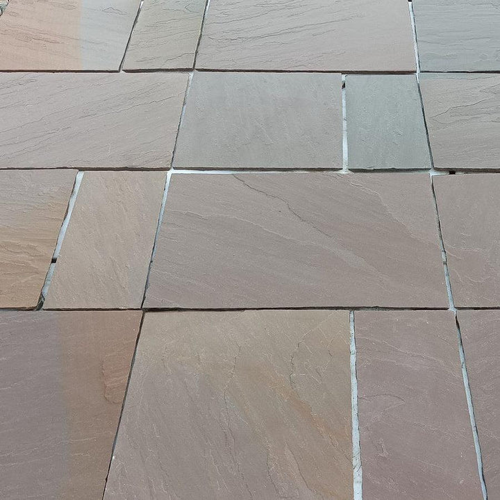 Autumn Blend Sandstone 560 Series 5 Sizes 22mm Cal. £24.00/m2 - Paving Slabs UK