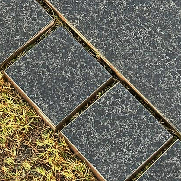 black basalt porcelain edging setts