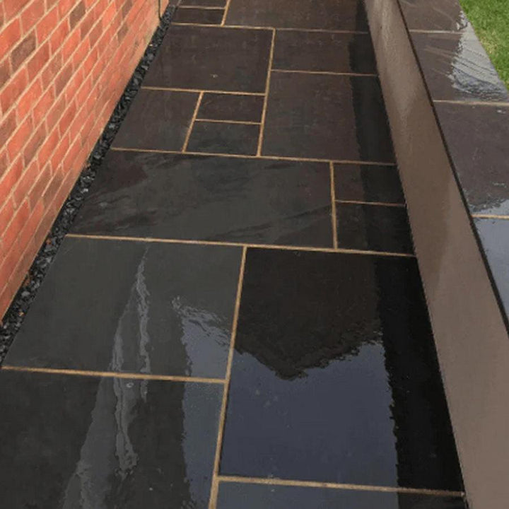 Brazilian slate paving