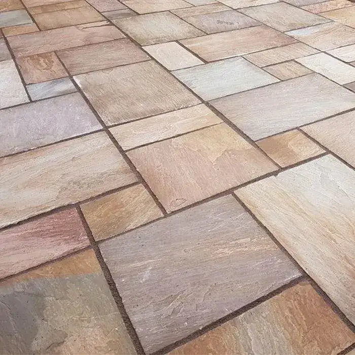 patio slabs Indian sandstone paving